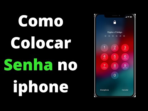 Como Colocar senha no Iphone