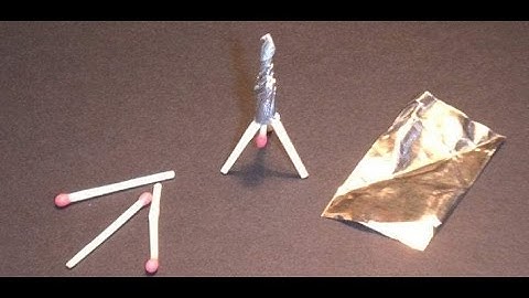 DIY MINI-ROCKET| mini razzo fai da te