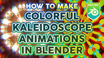 Blender Procedural Kaleidoscope Shader Tutorial ✨🔧 Radial Image Symmetry Mandala Motiongraphics Loop