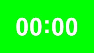 Stopwatch Digital Green Screen Timer 10 Minute 4K