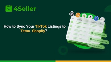 How to Sync Your TikTok Listings to Temu  Shopify？