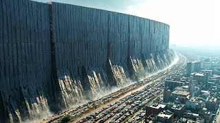 New Earth Government Builds Massive 300-meter Walls Around Cities To Enforce Control In 2032