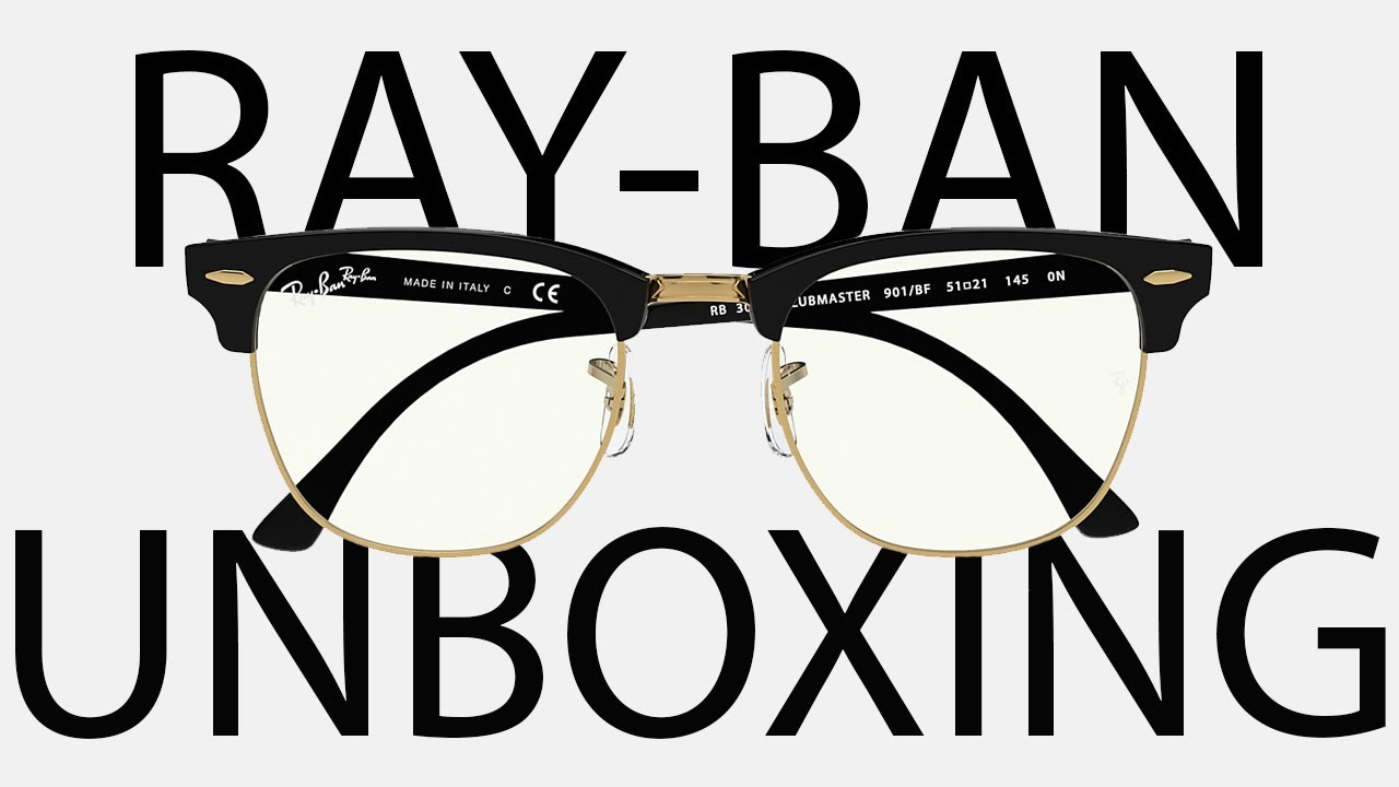 RAY-BAN RB3016 901/BF 51-21 Sunglasses Unboxing