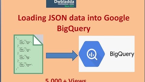 Loading JSON data into google big query