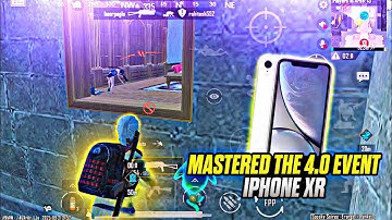 MASTERED THE 4.0 UPDATE ON 60 FPS 🔱 IPHONE XR PUBG/BGMI TEST IN 2025⚡️