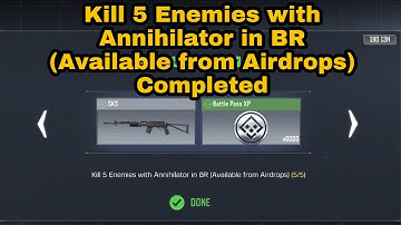 Kill 5 Enemies with Annihilator in BR (Available from Airdrops) COD Mobile