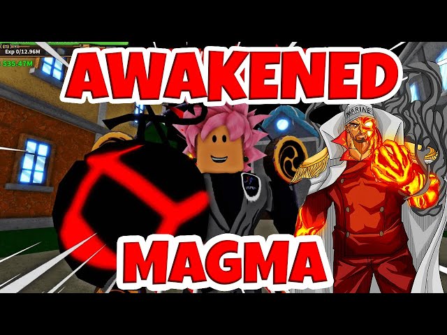 King Legacy and Bloxfruit Awakened Magma Showcase #roblox #akainu #fyp, king  legacy