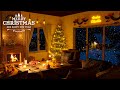 Instrumental Christmas Music with Fireplace &amp; Piano Music  - Merry Christmas!