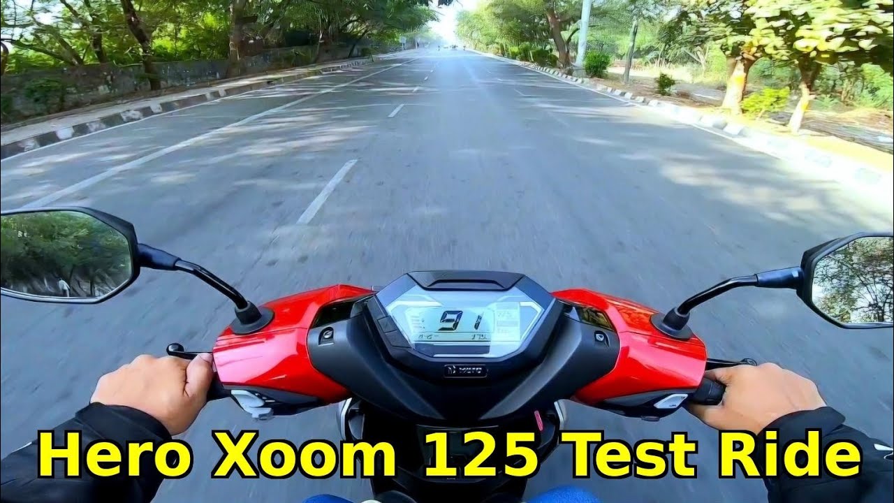 Hero Xoom 125 Test Ride Review ||
