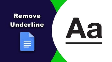 How to remove underline in google docs app