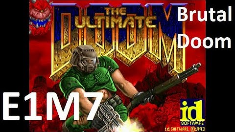 E1M7 - Ultimate Doom - Computer Station [ Nightmare! ( Pistol Start ) ]