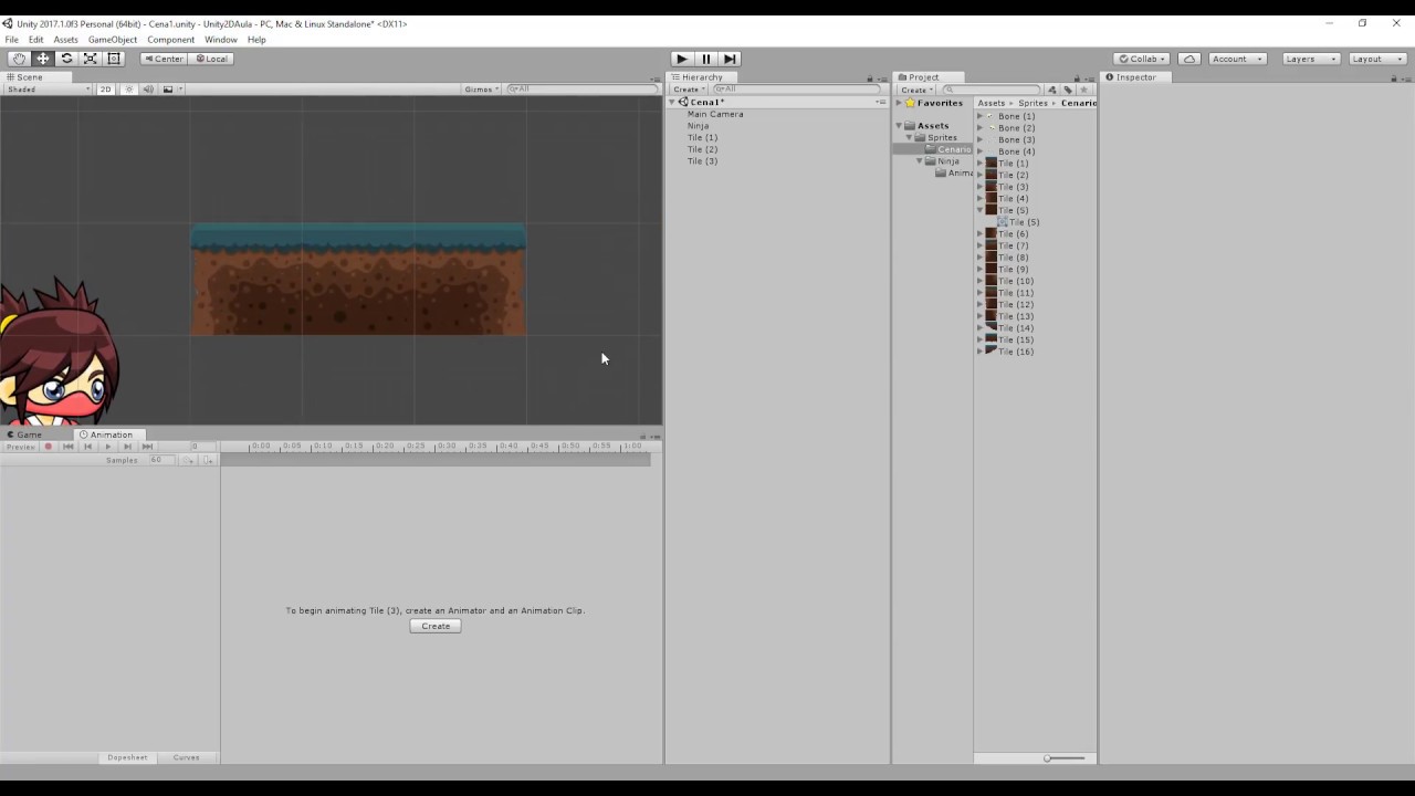 CRIANDO UM JOGO 2D DE PLATAFORMA NA UNITY