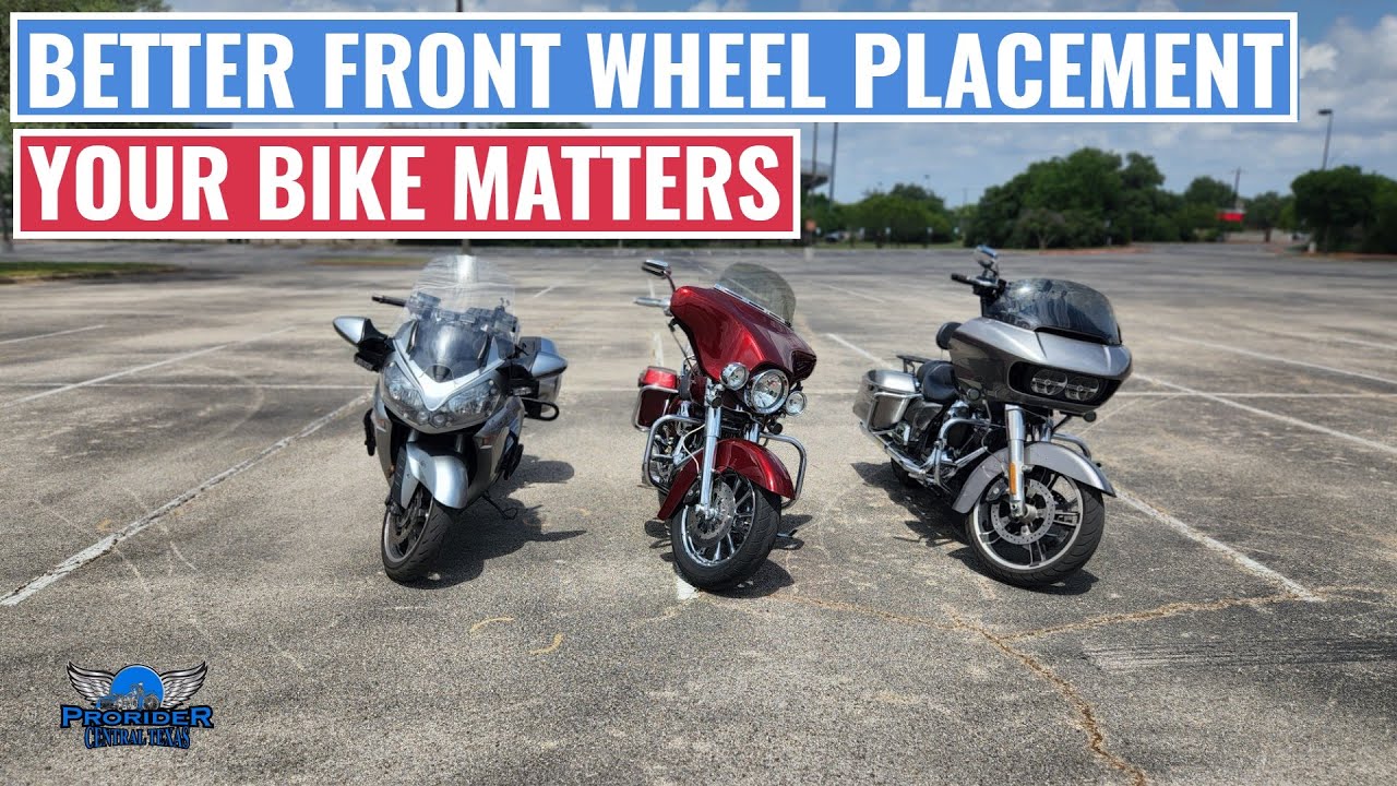 Motorcycle Slow Speed Exercises / Learn Why You Struggle With Front Tire Placement