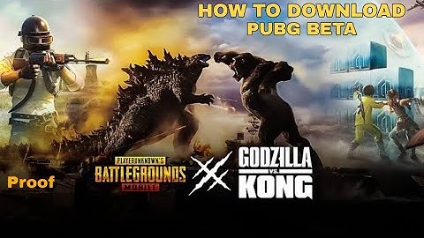 HOW TO DOWNLOAD PUBG MOBILE | GODZILLA VS KONG | PUBG MOBILE BETA VERSION 1.4 | PUBG MOBILE INDIA