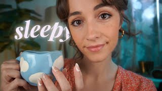 ASMR | Gentle & Sleepy Tapping + Whispers (with rain 🌧️)