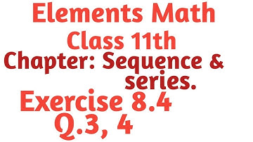 Class 11th math chapter 8 Exercise 8.4 Q.3, 4