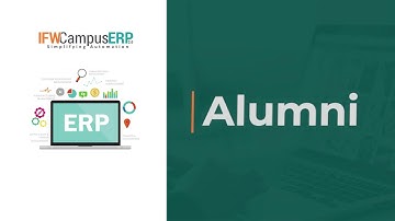 Alumni Module English Video Tutorial | IFW Campus ERP 2.0 for Schools, Colleges and Universities