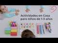 ACTIVIDADES PARA NIÑOS DE 1 A 3 AÑOS | DESARROLLO MOTRICIDAD FINA | COLORES | LETRAS -NÚMEROS|FORMAS