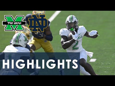 Marshall vs. Notre Dame | EXTENDED HIGHLIGHTS | 9/10/2022 | NBC Sports