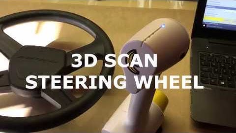 peel 3d™ | Handheld 3D Scanner Demo | Steering Wheel