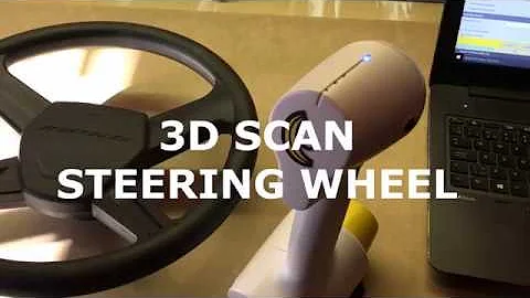 peel 3d™ | Handheld 3D Scanner Demo | Steering Wheel