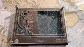 Custom Nautical Chart With Accompanying Bathymetric Contours