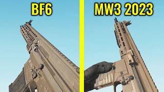 Battlefield 6 vs COD MW3 2023 - Weapons Comparison