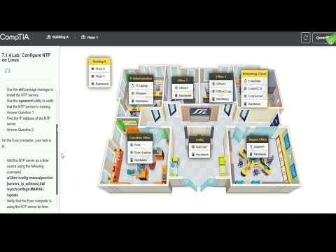 Network 7.1.4 Lab Configure NTP on Linux Testout