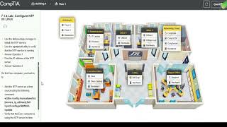 Network 7.1.4 Lab Configure NTP on Linux Testout