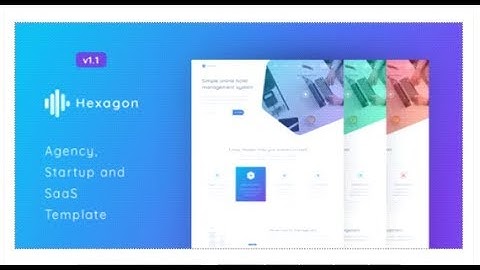 Hexagon - Agency Startup and SaaS Template | Themeforest Templates