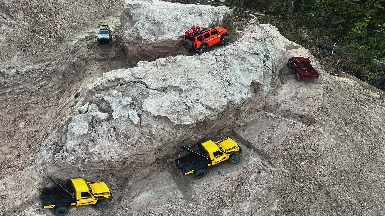 Extreme RC Trucks Test Sand Mountain Challenge