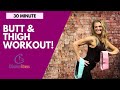 LIVE  30 Minute WORKOUT!! Butt and thighs workout with Mini Bands