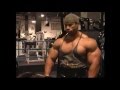 Kevin Levrone training back and biceps