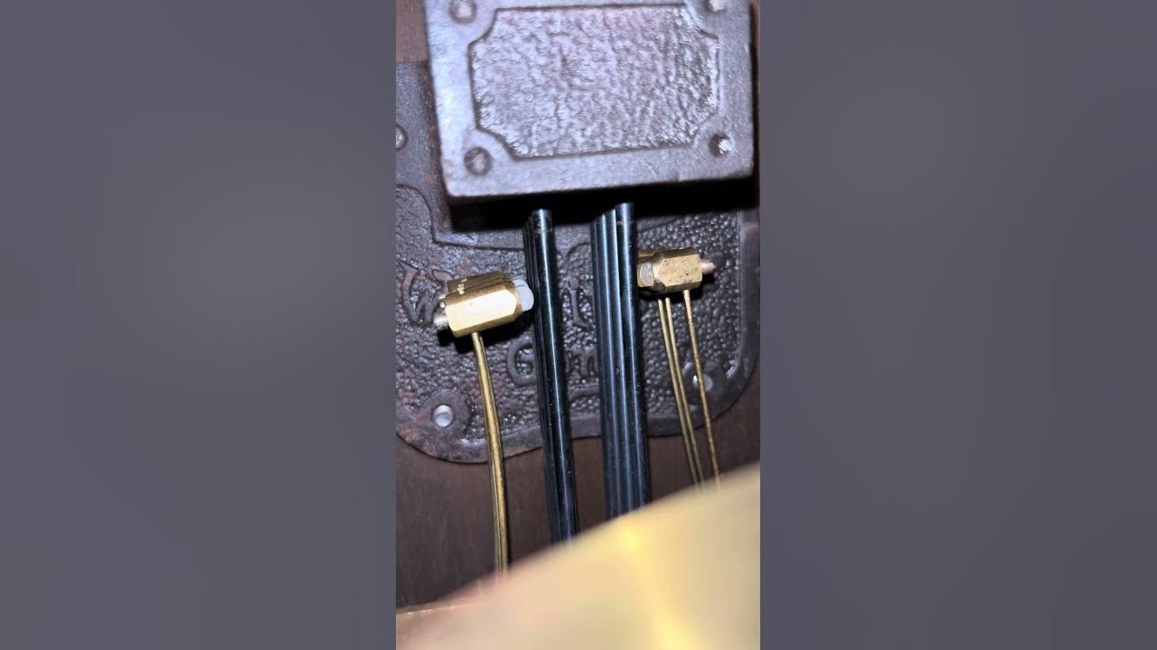 Urgos Westminster chimes German box regulator after hammer adjustment