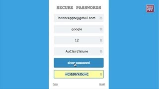Créer des mots de passe forts et uniques très simplement screenshot 1