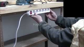 Instalar base múltiple en mostrador de madera HMT nº 12 