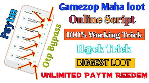 Gamezop Refer bypass script 🔥  Maha loot offer !! By this trick