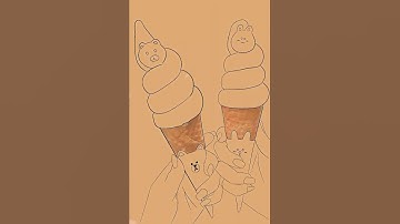 Ice cream!!! #art #digitalart #speedpaint #procreate #shorts