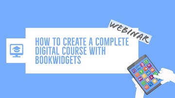 How to create a digital course with BookWidgets - Webinar