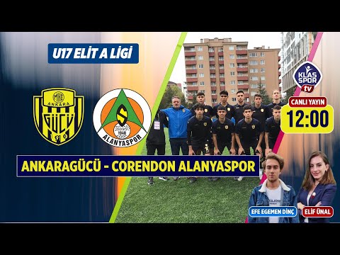 MKE Ankaragücü U17 - Corendon Alayaspor U17 (CANLI) ᴴᴰ