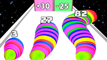 Satisfying Mobile Games - Sluggy Run All Levels