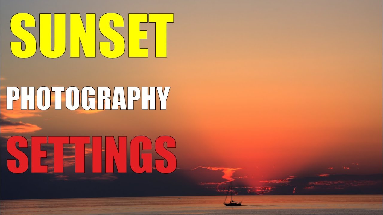 How To Take SUNSET PHOTOS with your Canon 5D MkII (or any DSLR