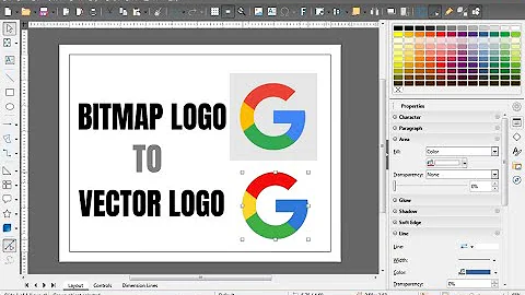 Convert Bitmap Logo to Vector Logo Using LibreOffice Draw