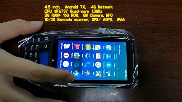 HiDON 4.5inch HP457 MT6737 2G+16G Android barcode scanner handhelds PDA handhelds terminal