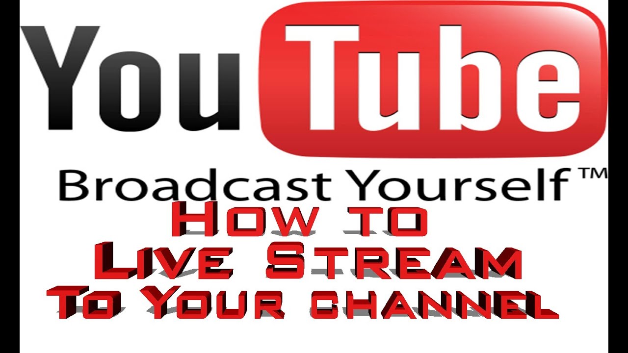 How To Live Stream To Your Channel-Tutorial(Partners Only) - YouTube