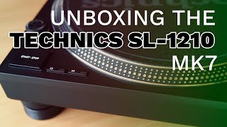 Technics SL-1200/SL-1210 MK7 Unboxing