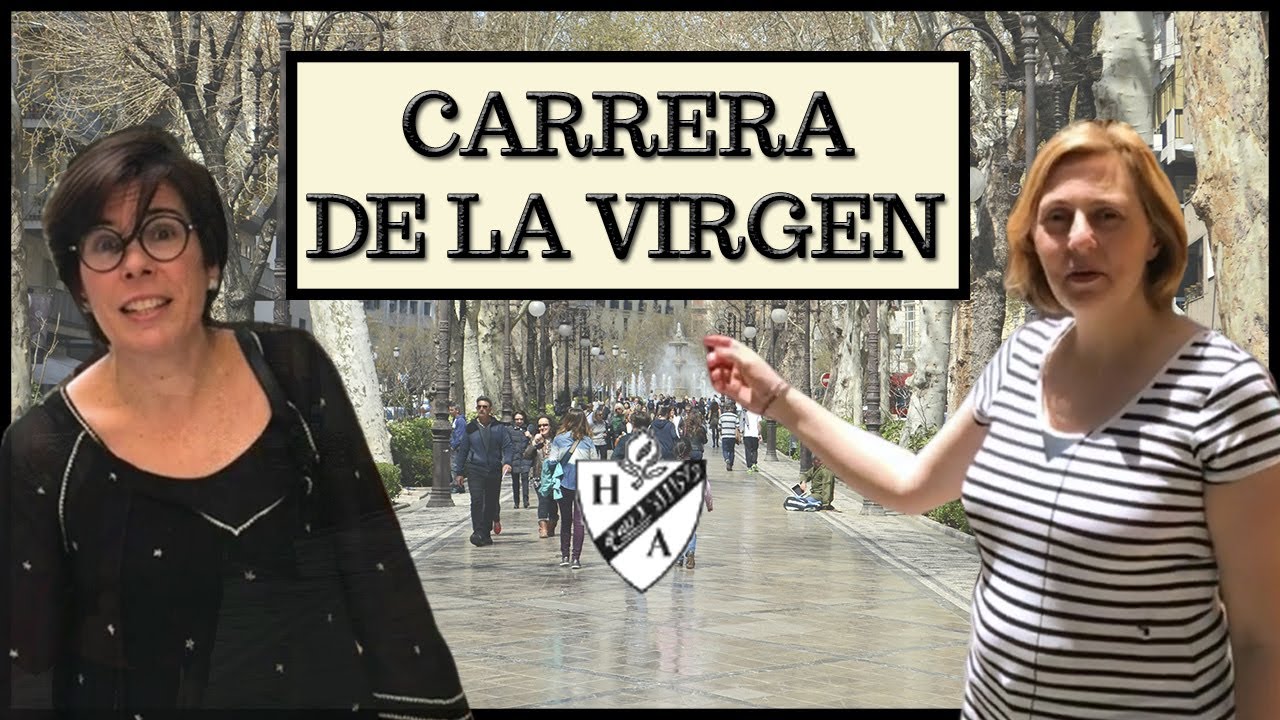 Carrera de la Virgen: Nice and shady walkway in Granada, especially on hot  days - YouTube