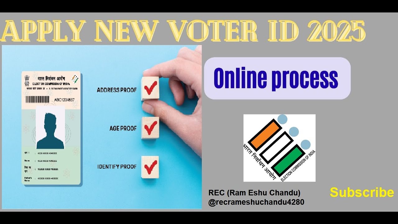 How to Apply for New Voter ID in 2025 | Form 6 Full Guide