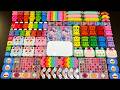 MIXING SLIME WITH CLAY VS MAKEUP VS GLITTER ! Mixing Random Things Into GLOSSY Slime #7313
