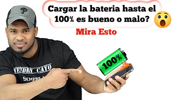 ¿Cuál es el porcentaje más seguro para cargar el teléfono?